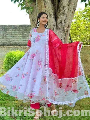 রেডিমেড গাউন থ্রি পিস